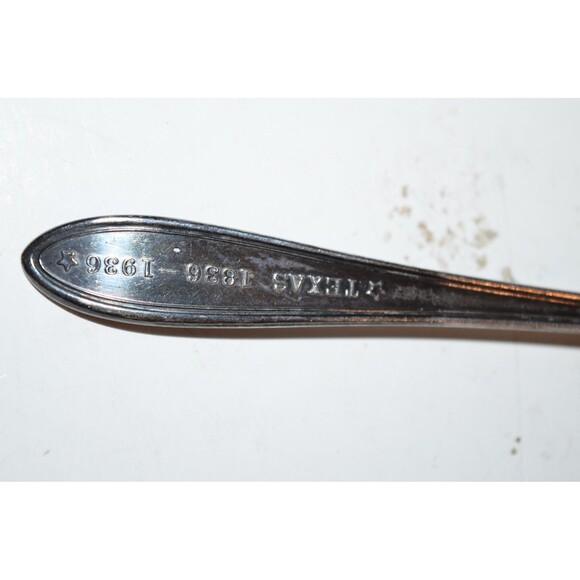 Vtg 3 pc set Texas Centennial Collector Spoons silver Plate Viking Everts Inters - Picture 13 of 14